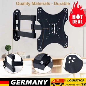 TV Halterung Wandhalterung 23 24 27 32 37 40 42 Zoll Neigbar Schwenkbar bis 30Kg - Bild 1 von 19