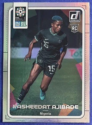 Rasheedat Ajibade 2023 Donruss FIFA Women's World Cup SILVER Rookie #125 NIGERIA - Image 1 of 2