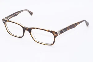 NEW RAY-BAN RB 5286 5082 BROWN YELLOW HAVANA AUTHENTIC FRAMES EYEGLASSES 51-18 - Picture 1 of 4