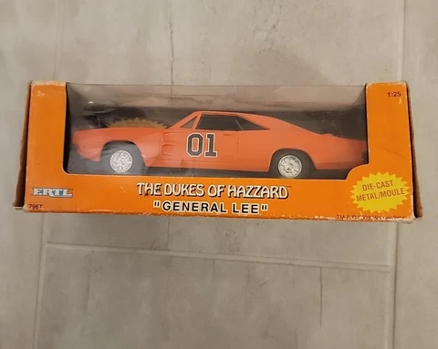 1998 GENERAL LEE THE DUKES OF HAZZARD 1:25 DIE CAST COLLECTORS CAR ERTL NEW Cover