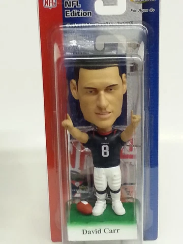 NFL Houston Texans David Carr - PLAY MAKERS Bobble Head, NEW (2002 Issue) Home Cover