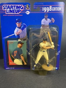 1998 STARTAUFSTELLUNG SLU FIGUR UND KARTE MARK GRACE CHICAGO CUBS - Bild 1 von 5