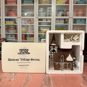 DEPT 56 "OLD MICHAELCHURCH" Dickens CHRISTMAS Village Heritage Department 5562-0 - Picture 1 of 9
