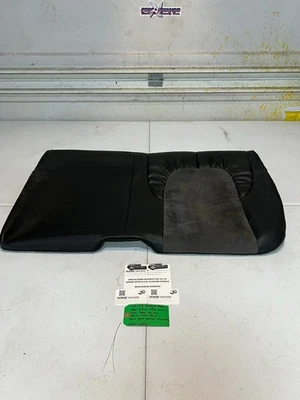 OEM 2002-2005 Dodge Ram Rear 60/40 Bench Seat Back Dark Grey Leather Upholstery - Image 1 of 4