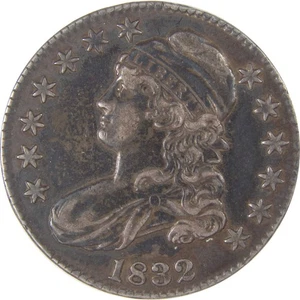 1832 Capped Bust Half Dollar XF EF Extremely Fine Silver SKU:I17602 - Picture 1 of 4