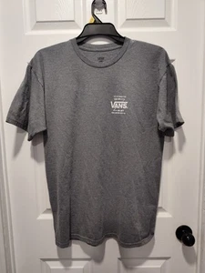 VANS T SHIRT UOMO FUORI DAI SENTIERI BATTUTI CREW MANICA CORTA GRIGIO ERICA GRANDE - Foto 1 di 6