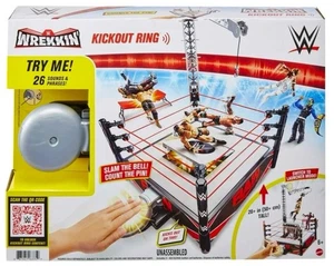 Mattel WWE Wrekkin Kickout Ring Playset Action Figure Launcher Wrestling Sigillato - Foto 1 di 1