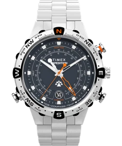Timex Silver Mens Analogue Watch Expedition North Tide/temp/compass TW2Y12900 - Picture 1 of 8