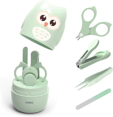 Baby Nail Kit, 4-in-1 Baby Nail Care Set with Cute Case, Baby Nail Clippers - Image 1 of 4