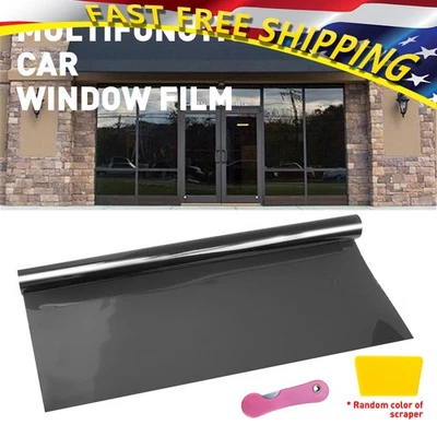 TOP SALES X 20"" 20% 10 PÉS VLT Preto Vidro para Carro Janela de Casa TINTURA Rolo de Filme - Imagem 1 de 4