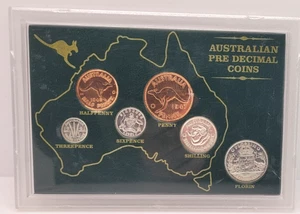 Australia - 1946-1961 Uncirculated Pre-Decimal Type Coin Set - Picture 1 of 4