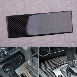 1Pcs Fit For Benz C Class W204 Panel Cover Ashtray Central Console Carbon Fiber - Foto 1 di 4