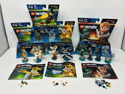 Lego Dimensions 4 Set Surtido Fun Packs 71221 71232 71234 Team Pack 71205 Foto 1 de 4