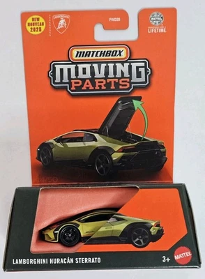 Lamborghini Huracan Sterrato 44/50 Moving Parts Matchbox 2025 JBW70 green-gold - Image 1 of 4
