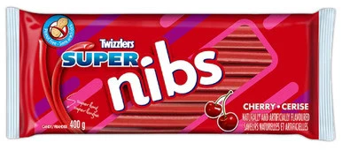 Twizzlers Super Nibs sabor cereza (400 g/14 oz por paquete) Foto 1 de 4
