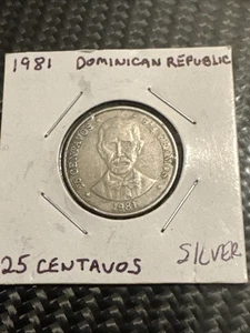 MONETA 1981 REPUBBLICA DOMINICANA 1/2 PESO RAME NICHEL -30,5MM-KM#52 - Contenitore 3 - Foto 1 di 4