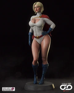 Power Girl, 12K Resin Model Kit Painted 3d Printed DIY Figure - Picture 1 of 8