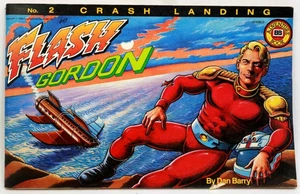 FLASH GORDON Crash Landing Issue No.2 by Dan Barry 1988 - Picture 1 of 9