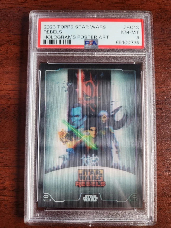 Topps Star Wars Flagship 2023 HC-13 Hologram PSA 8 Star Wars Rebels Poster Art - Image 1 of 1