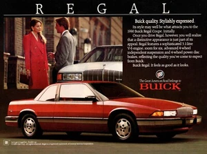 1989 magazine Auto AD 90' BUICK REGAL COUPE AS Feels as Good As it Looks 031425 - Picture 1 of 1