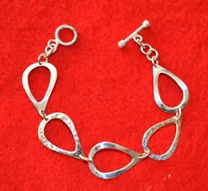 Sterling Silver Bracelet Water Drop .925 NEW - Picture 1 of 5