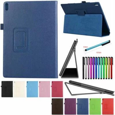 For Lenovo Tab E8 TB-8304F Case Premium Smart Book Stand Cover Leather Case Flip - Image 1 of 4
