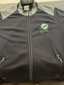 Tommy Bahama NFL Miami Dolphins Sweater Jacket Size 3XL  Full Zip Up - Picture 1 of 4