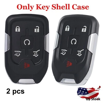 2 para Chevrolet Suburban GMC Yukon 2015 2016 2017 2018 2019 mando a distancia llavero carcasa Foto 1 de 4