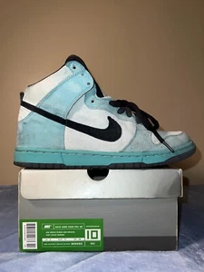 2004 Nike Dunk High Pro SB Sea Crystal Ice Green 305050-301 Mens Size 10.5 - Picture 1 of 13
