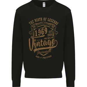 Birth of Legends 56th Birthday 1969 Mens Sweatshirt Jumper - Picture 1 of 3