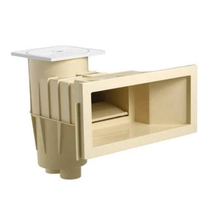 Pool Skimmer PREMIUM Breitmaul I Anschluss Ø 63 mm und 2 Zoll IG I sand - Bild 1 von 3