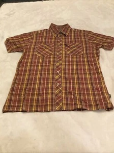 Kuhl Herren Größe Small Knopf Uo S.S. Hemd EUC schöner Druck kostenloser Versand Größe S - Bild 1 von 7