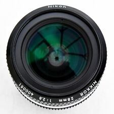 Nikon Nikkor 28mm f2.8 NON-AI Manual Focus Lens Mint. Tested. see Images