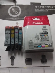 CANON PIXMA 580 581 MULTIPACK NO YELLOW - Picture 1 of 3
