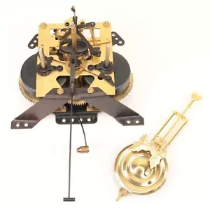 Weihai Chinese 31 Day Time and Strike Wall Clock Movement With Pendulum - RC2056 - Bild 1 von 4