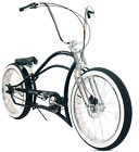26" Micargi Sturmey Archer 3 Speed Chopper Bicycle Disc Brakes Fat Tires Bike