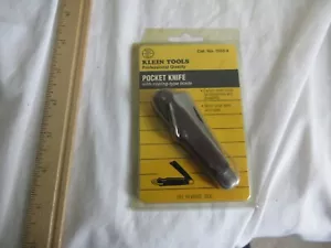 Klein Tools 1550-5 2 1/4"  Carbon Steel Coping Blade Pocket Knife NIP - Picture 1 of 4