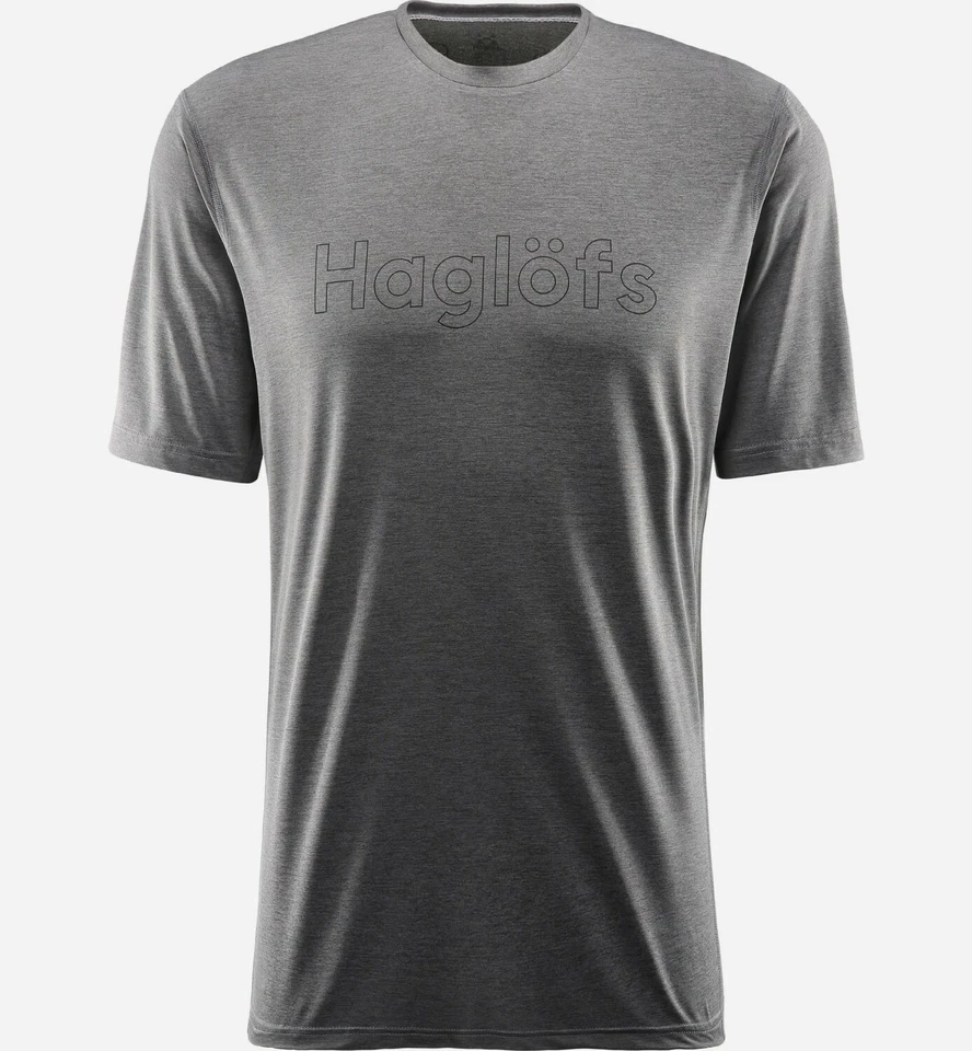 Camiseta Haglöfs Ridge Hombre Camisa Funcional Muy Ligera para Hombre Magnetita Foto 1 de 1