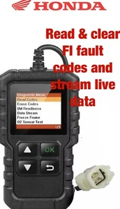 HONDA MOTORCYCLE CBR1000RR 2017- Onwards 4 PIN DIAGNOSTIC TOOL, OBD FI SCANNER - Picture 1 of 5
