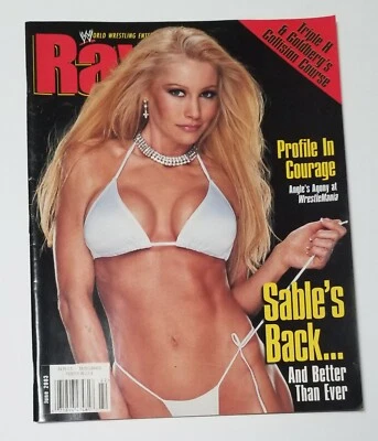 Revista SABLE RAW junio 2003 WWE WWF *TIENE PÓSTER* Rena Mero Lesnar excelente casi nuevo Foto 1 de 4