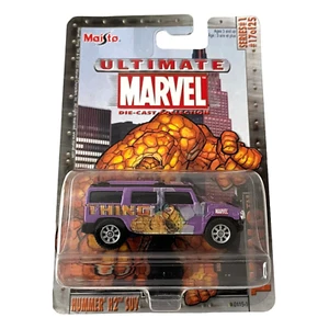 Maisto Ultimate Marvel THE THING Die Cast Hummer H2 SUV Car Series 1 17/25 MOC - Picture 1 of 13