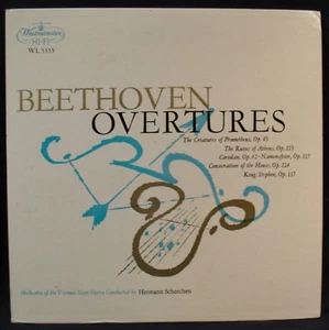 BEETHOVEN: OVERTURES-Vienna State Opera Orchestra-Scherchen-WESTMINSTER #WL5335  - Picture 1 of 3