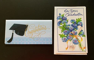 Lote de 2 tarjetas de graduación Coutts American Greetings nuevas con sobres - Imagen 1 de 3