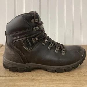 Karrimor Women's Size 9.5 US Skiddaw Hiking Waterproof Brown Leather Trail Boots - Picture 1 of 12