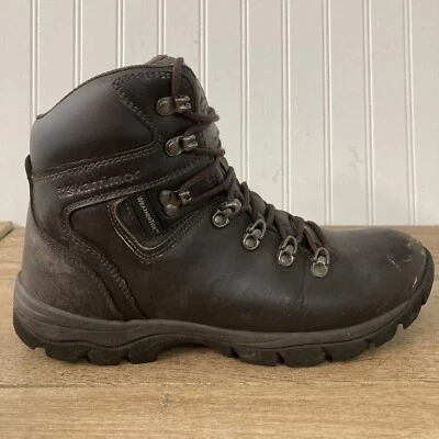 Karrimor Women's Size 9.5 US Skiddaw Hiking Waterproof Brown Leather Trail Boots - Image 1 of 4