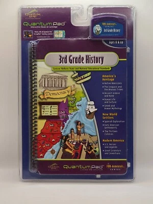 Quantum Pad Library: 3rd Grade LeapPad Book: History FUN-damentals SEALED NEW - Image 1 of 2