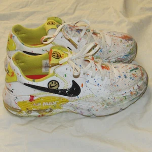 Nike Air Max Sneakers Excee Go The Extra Smile Paint Splatter OOAK Donna 7 - Foto 1 di 7