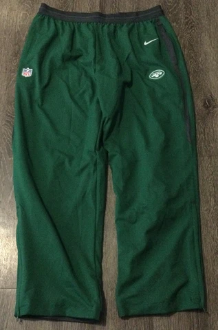 New York Jets Nike NFL On Field Apparel Athletic Pants Men's Green 3XL Cover