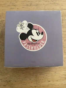 Disney Annual Passholder Wooden Coaster Set Minnie Mouse Set of 4 WDW Epcot NEW - Picture 1 of 3