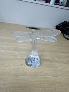 Lalique Dragonfly Figurine Frosted Glass! Genuine Undamaged Beautiful Piece - Picture 1 of 17